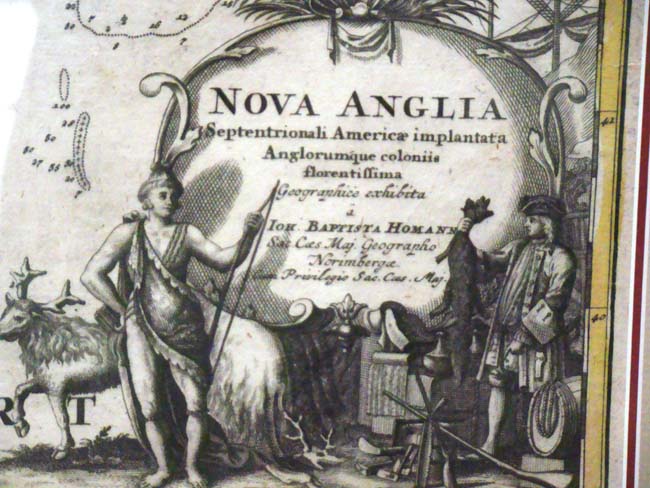 "NOVA ANGLIA SEPTENTRIONALI AMERICA" by Johannes Baptista Homann, Nuremberg, circa 1716 — image 2